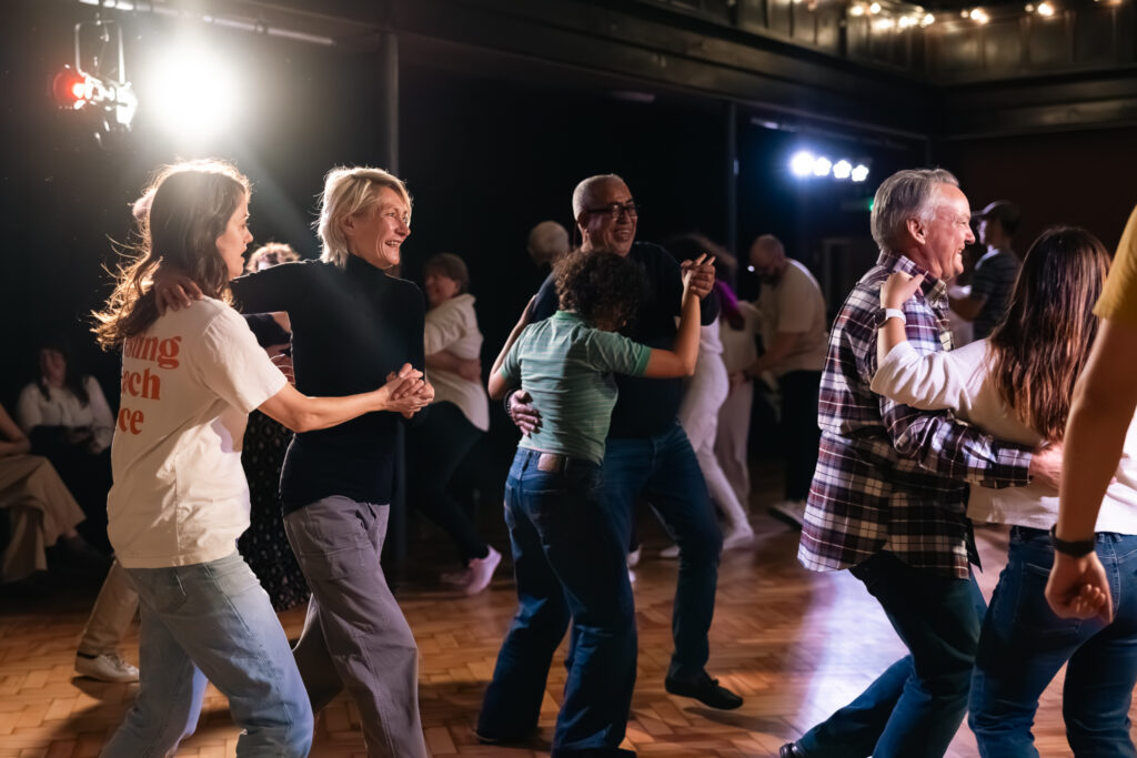 Picture of people dancing at a Fun Palace in Margate.